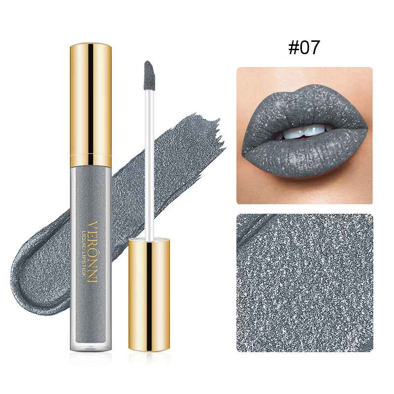 Glitter Liquid Lipstick – Shimmer Pearlescent Waterproof Long-Lasting Gloss-Glitter Lip Gloss-Blushia