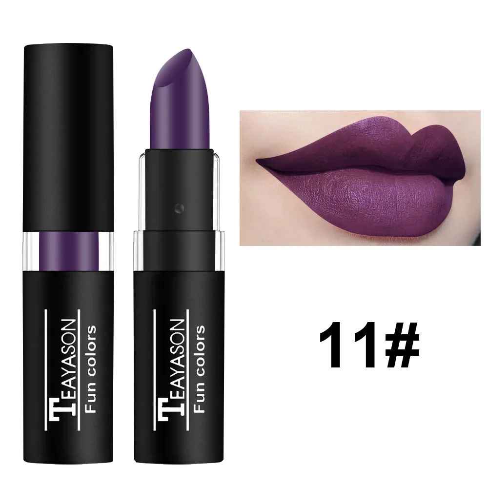 Dark Wine Red Matte Lipstick – Waterproof Long-Lasting Bold Lip Colour-Lipstick-Blushia