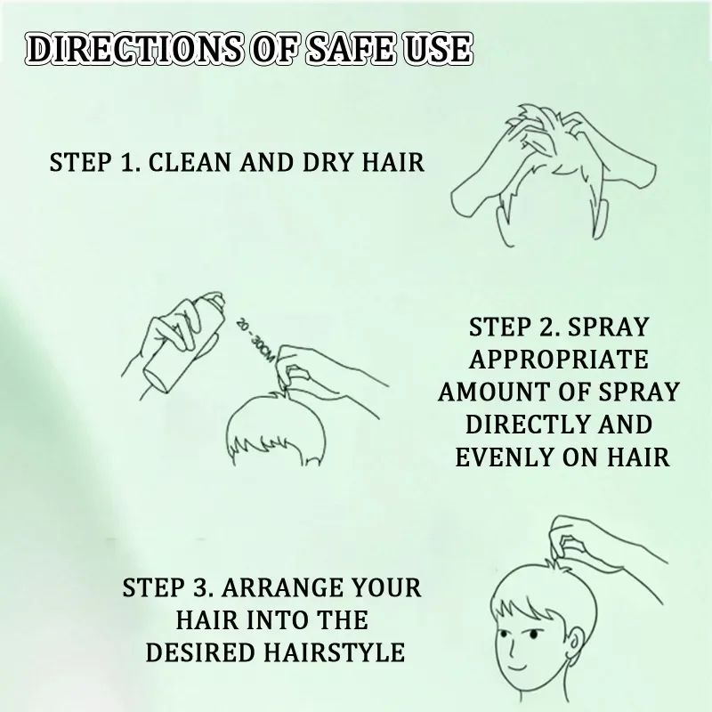 Fluffy Volumising Hair Spray Hair Thickening Refreshing Freshing Oil Control Frizz Treatment Firm Hold No Wash Dry Hair Spray-Hair Styling-Blushia