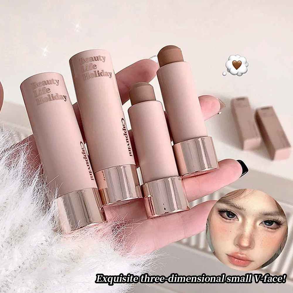 Silky Matte Contour Stick – 3D Face Sculpting & Nose Shadow Makeup-Contouring-Blushia