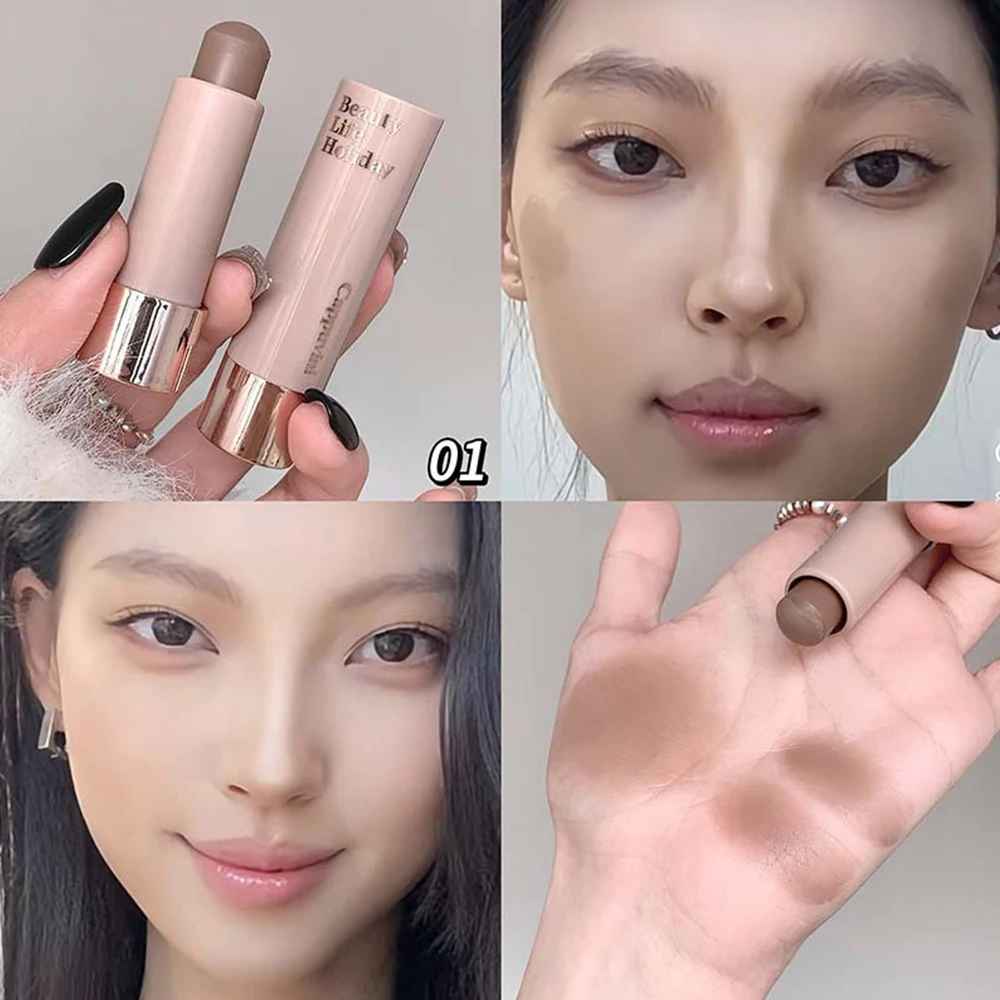 Silky Matte Contour Stick – 3D Face Sculpting & Nose Shadow Makeup-Contouring-Blushia