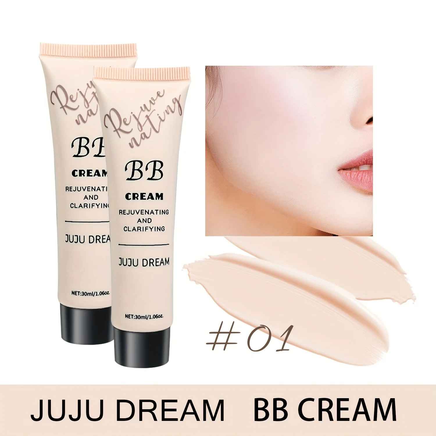 Natural BB Cream Concealer – Moisturising Lightweight Long-Lasting Base-BB Cream-Blushia
