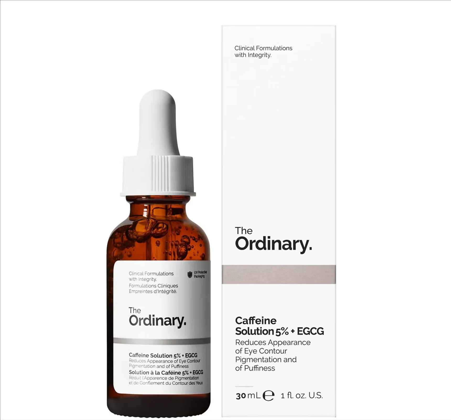 The Ordinary Caffeine Solution 5% + EGCG Serum 30ml – Reduce Eye Puffiness & Dark Circles-Eye Serum-Blushia
