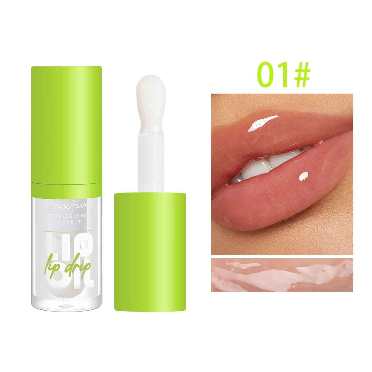 Moisturising Transparent Lip Gloss – Luminous Hydrating Lip Oil Shine-Lip Gloss-Blushia