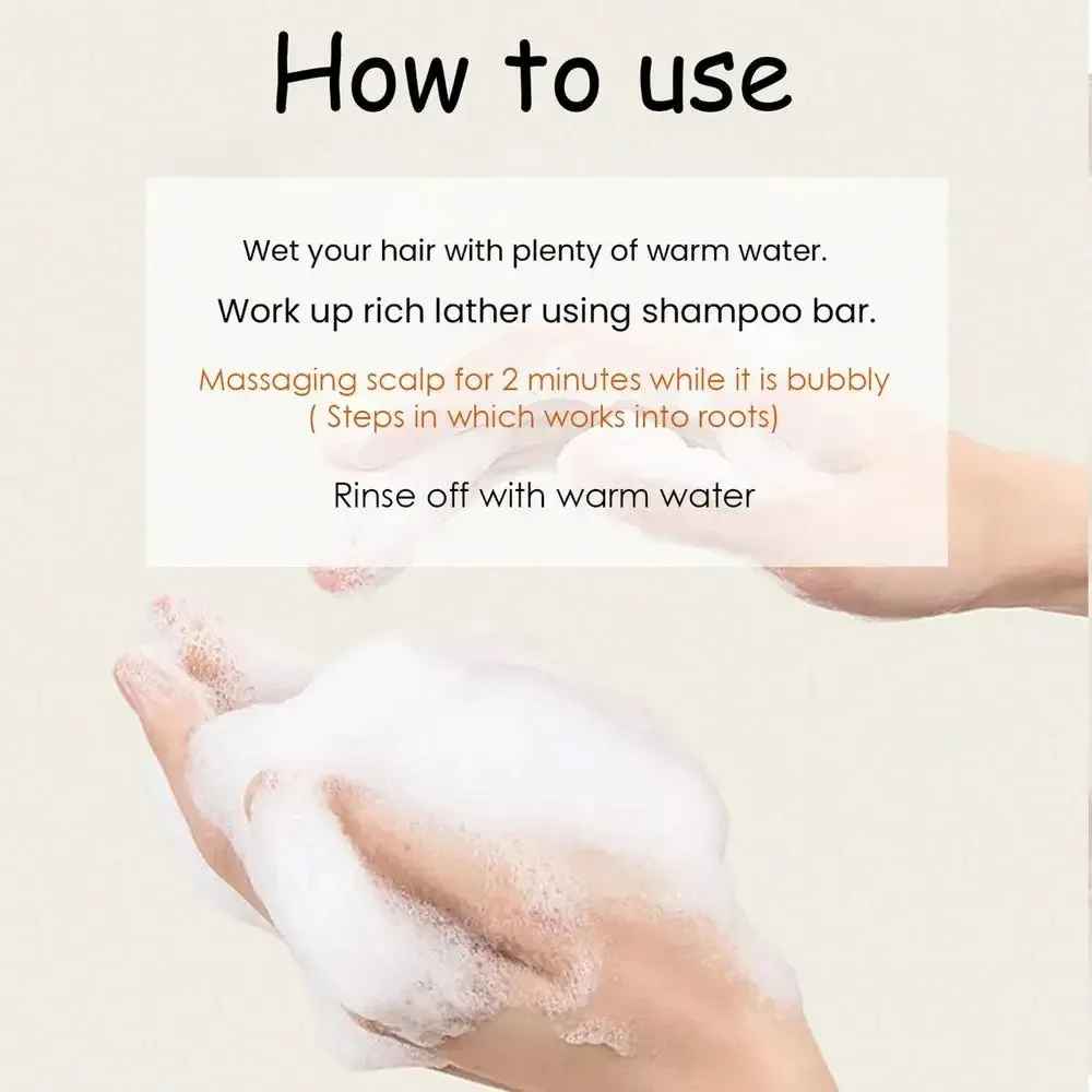 Organic Rice Shampoo Soap Bar – Nourishing & Hair Growth Conditioning-Shampoo Soap-Blushia