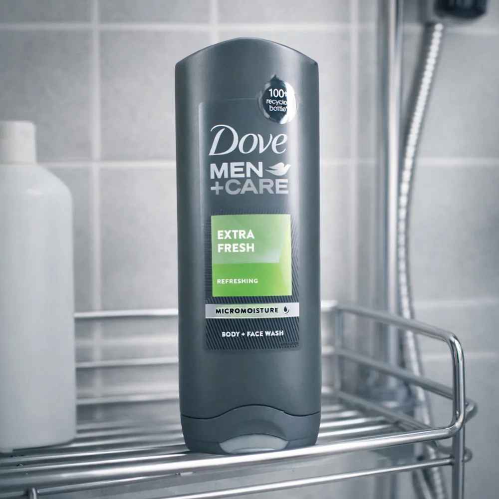 Dove Men+Care Body and Face Wash Extra Fresh Shower Gel with Micro Moisture for Cooling Hydration-Body & Face Wash-Blushia