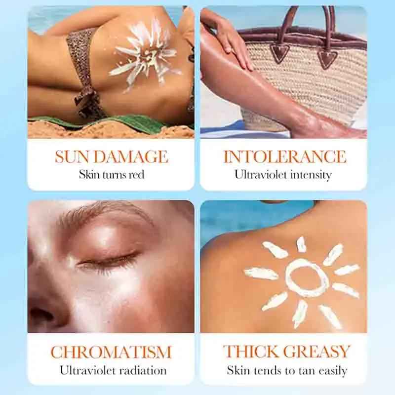 SADOER SPF 50+ Sunscreen For Face Protector Solar Skincare Dual Tube Multi Effect PA+++ Facial Sunscreen Solar Blocker-Sun Protection-Blushia