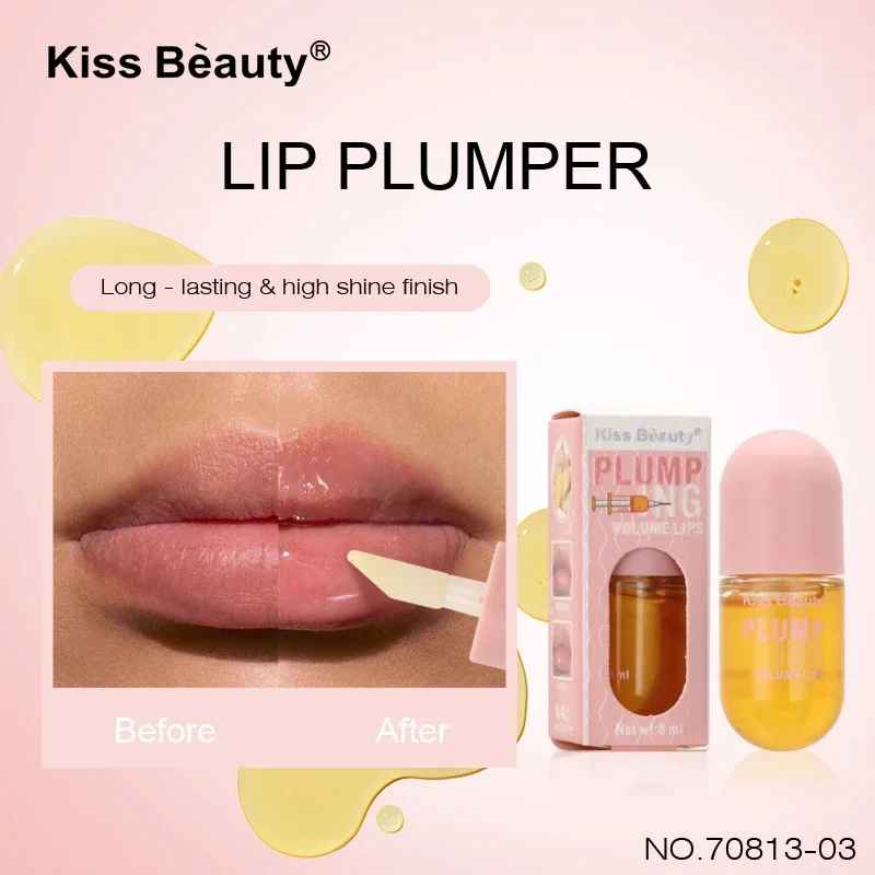 Long-Lasting Lip Plumper Oil – Instant Volumising Collagen Lip Gloss-Lip Oil-Blushia