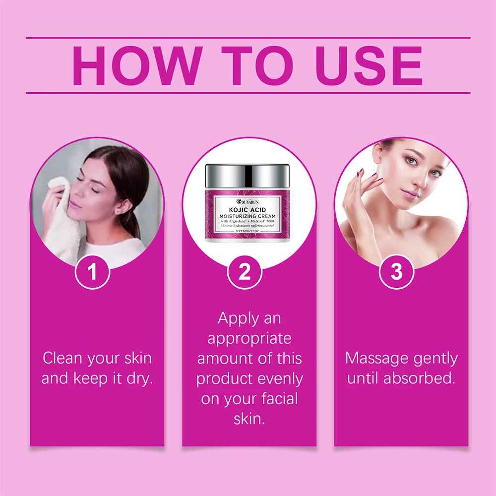 Vitamin C & Kojic Acid Face Cream – Brightening Anti-Ageing Moisturiser with Collagen-Whitening Cream-Blushia