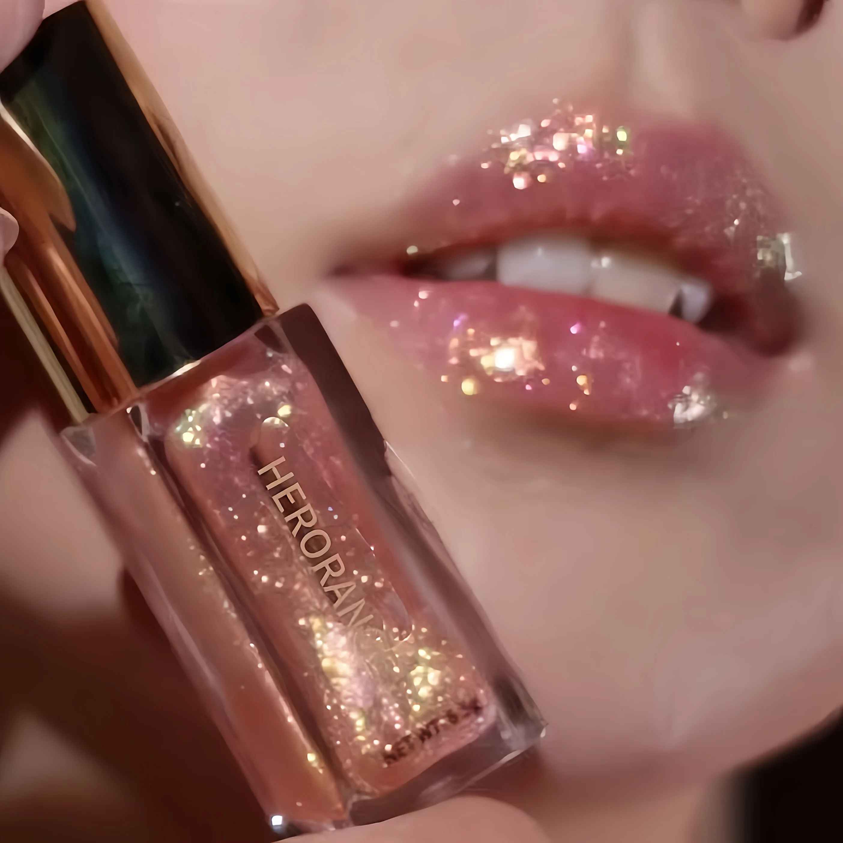 Starlight Radiant Lip Gloss – Pearlescent Shimmer Hydrating Non-Sticky-Glitter Lip Gloss-Blushia