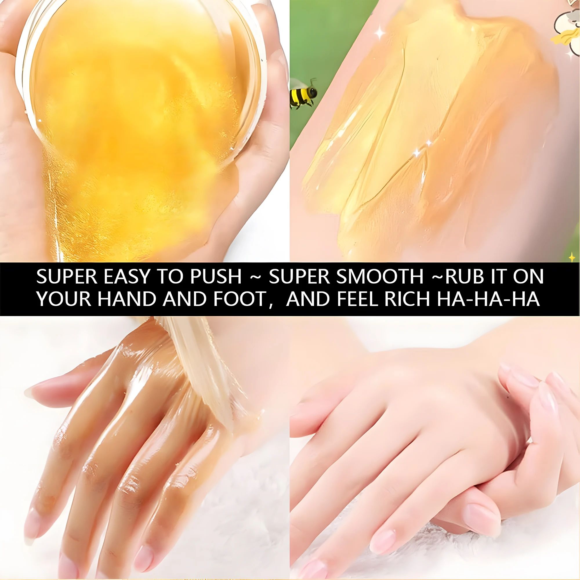 Turmeric & Vitamin C Hand and Foot Mask 50g – Moisturizing & Repairing-Hand & Foot Mask-Blushia