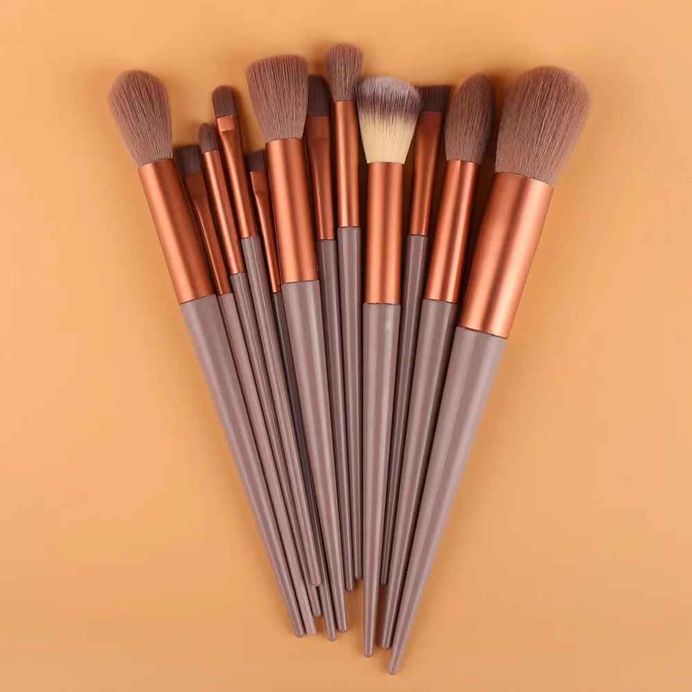 13-Piece Makeup Brush Set – Eyeshadow, Foundation & Blending Brushes for Women-Makeup Brushes-Blushia