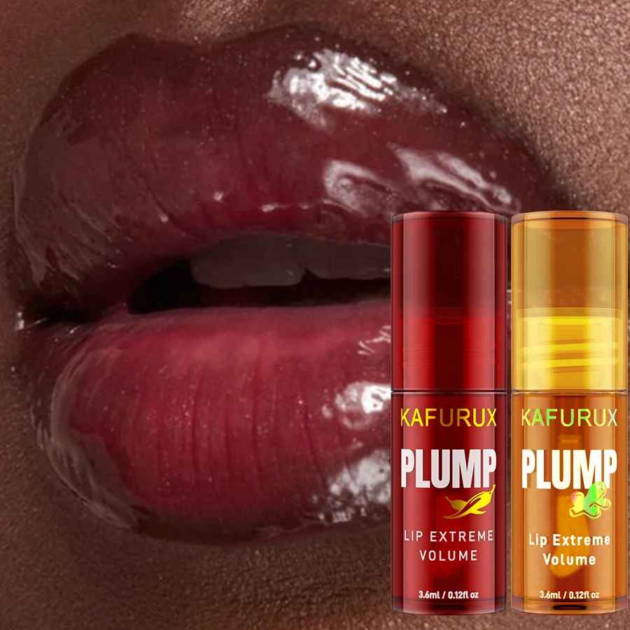 2-Piece Lip Plumping Oil Set – Moisturising Gloss Serum for Fuller Lips-Lip Gloss-Blushia
