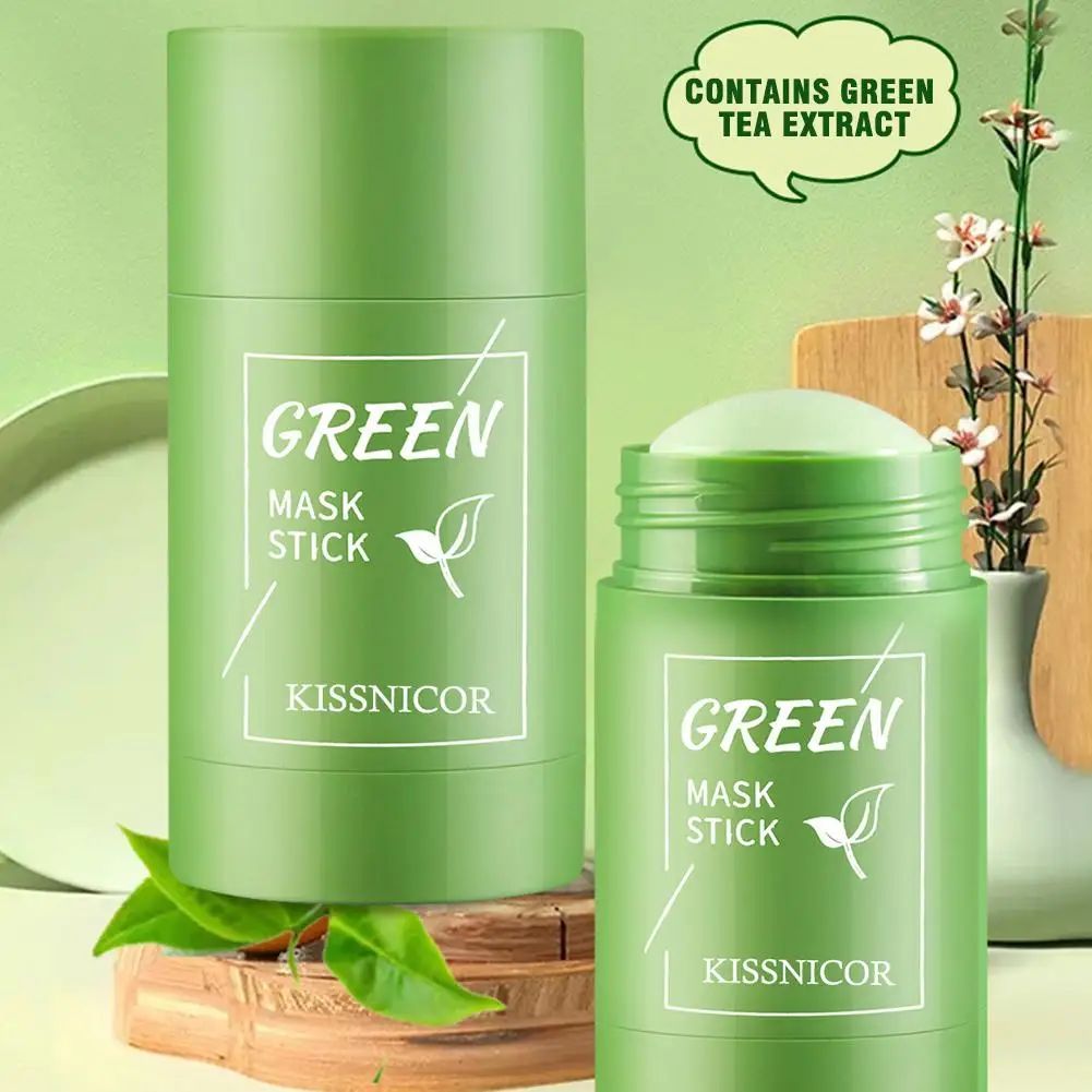 Green Tea Face Cleanse Stick Mask 40g – Deep Pore & Blackhead Remover-Blackhead Remover-Blushia