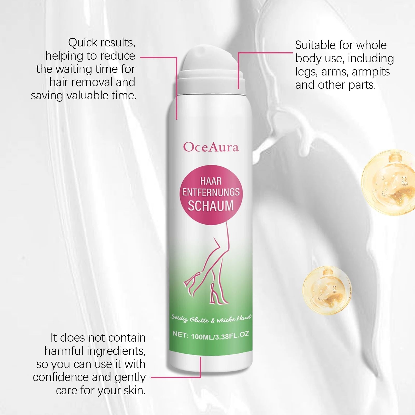 Painless Hair Removal Spray Underarm Private Body Leg Hair Remove Cream Growth Inhibitor Depilatory Body Care For Men Women-Shaving-Blushia