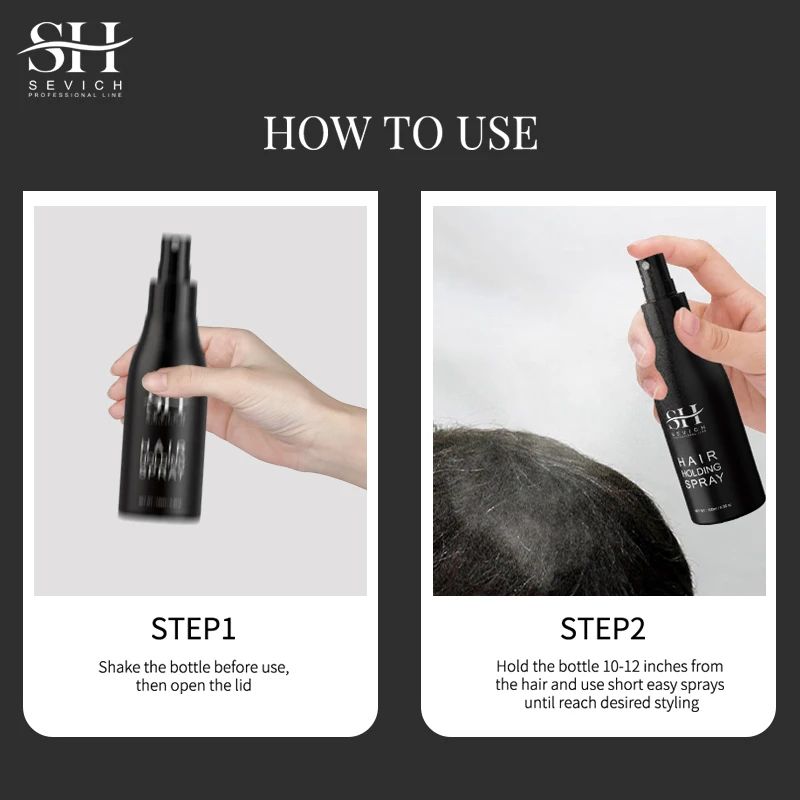 100ml SEVICH Hair Fiber Styling Hair Holding Spray New Style Hair Spray Thickening Mist for Men and Women-Hair Styling-Blushia