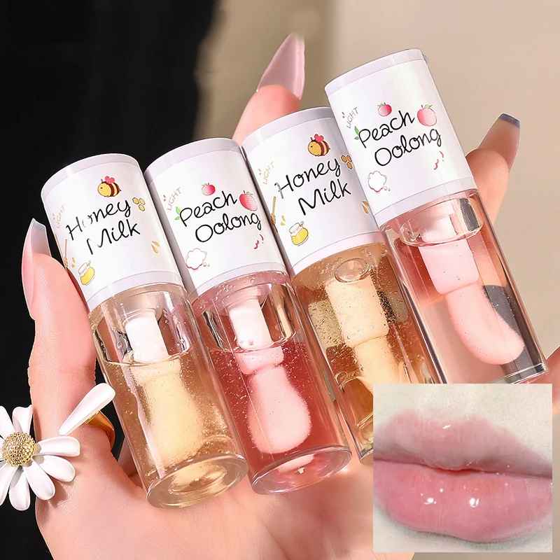 Jelly Lip Tint Gloss – Moisturising Korean Lip Ink Balm with Shine-Lip Gloss-Blushia