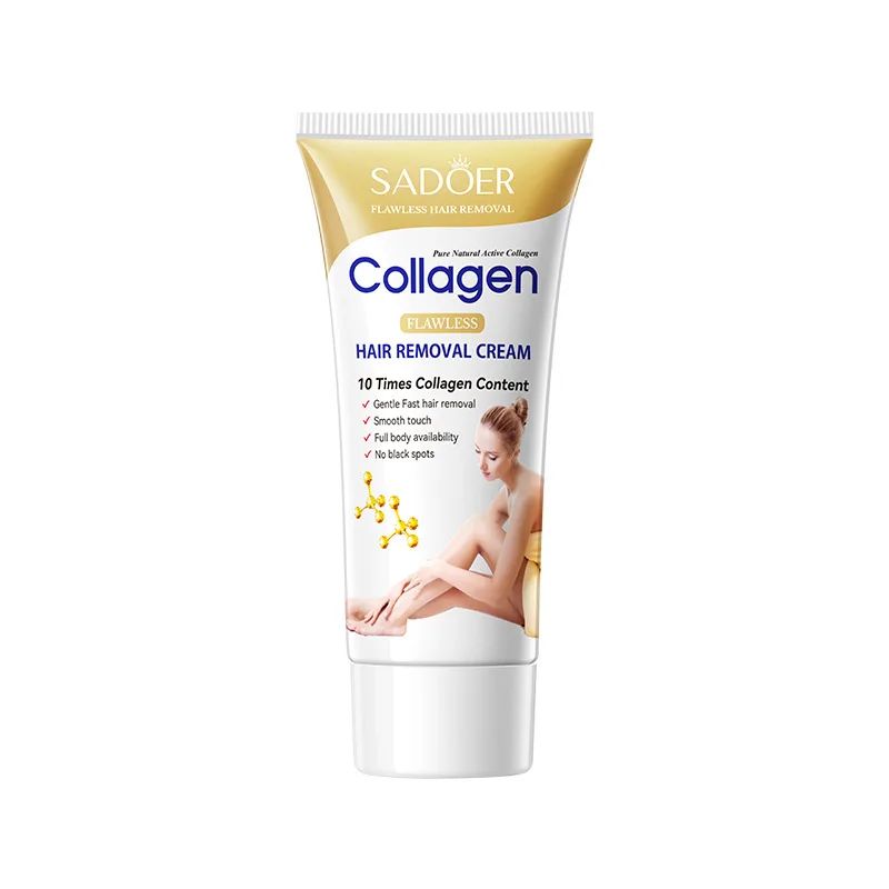 SADOER Collagen Ossein Hair Removal Cream Non Irritating Quick Whole Body Axillary Armpit Arm Leg Privates Hair Remover Creams-Shaving-Blushia