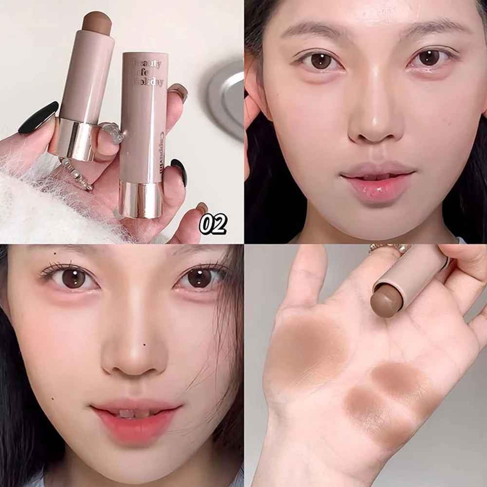 Silky Matte Contour Stick – 3D Face Sculpting & Nose Shadow Makeup-Contouring-Blushia