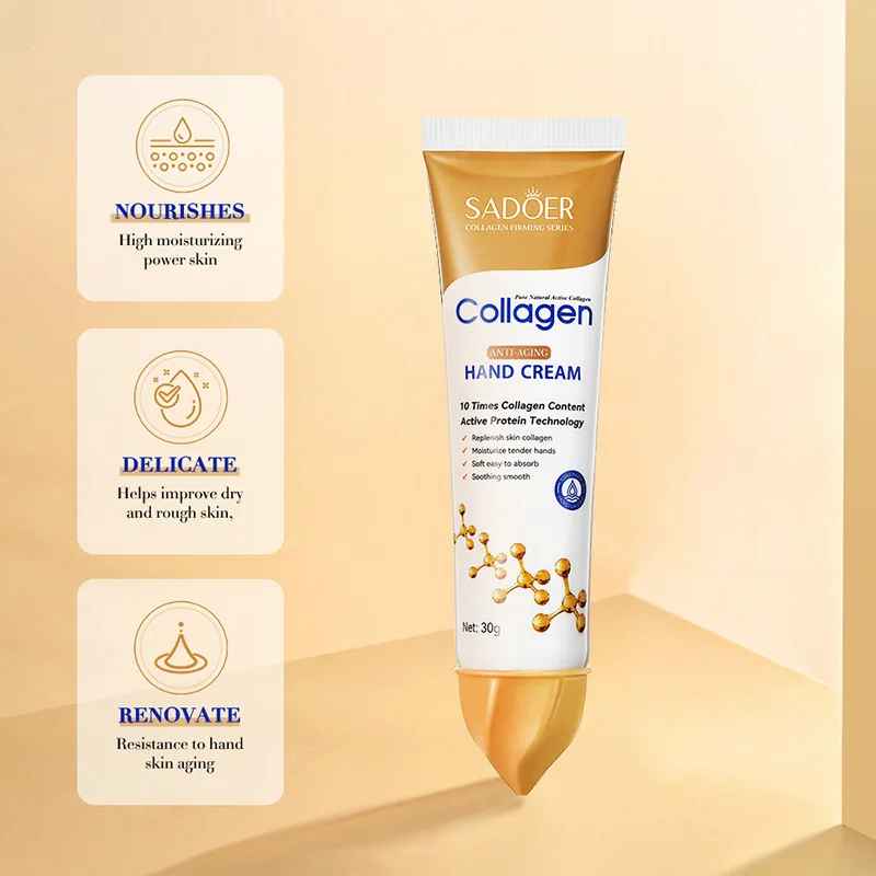 Collagen Hand Cream – Brightening, Hydrating & Firming Care-Hand & Foot Cream's-Blushia