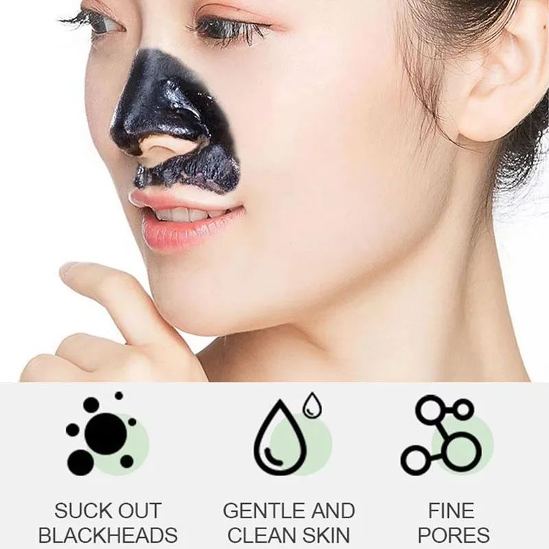 Bamboo Charcoal Blackhead Remover Mask – Pore Tightening Peel-Off Cleanser-Blackhead Remover-Blushia