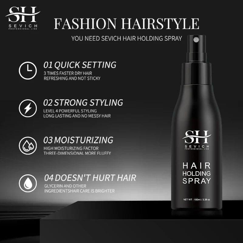 100ml SEVICH Hair Fiber Styling Hair Holding Spray New Style Hair Spray Thickening Mist for Men and Women-Hair Styling-Blushia