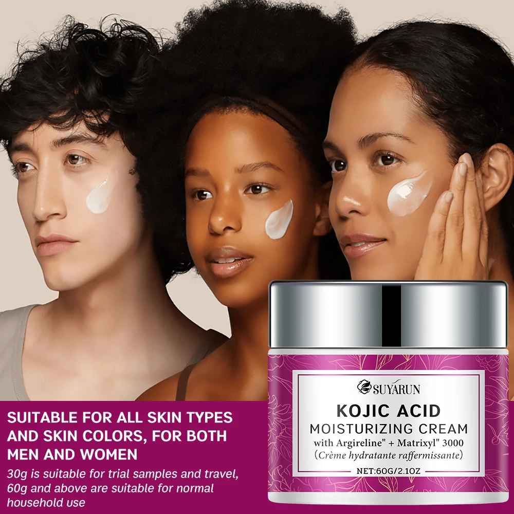 Vitamin C & Kojic Acid Face Cream – Brightening Anti-Ageing Moisturiser with Collagen-Whitening Cream-Blushia