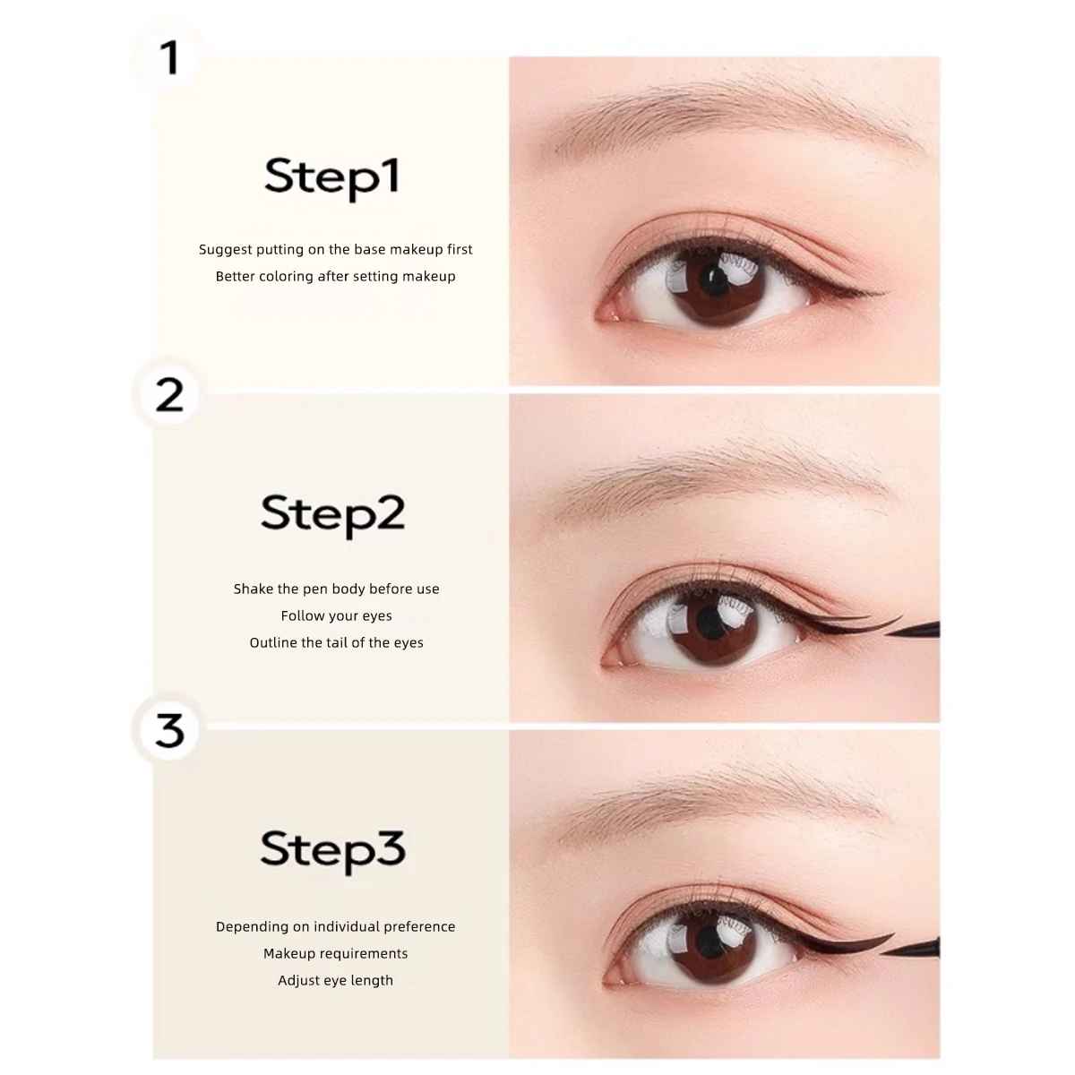 Fast-Drying Liquid Eyeliner Pen – Waterproof Smudge-Proof Black-Eyeliner-Blushia