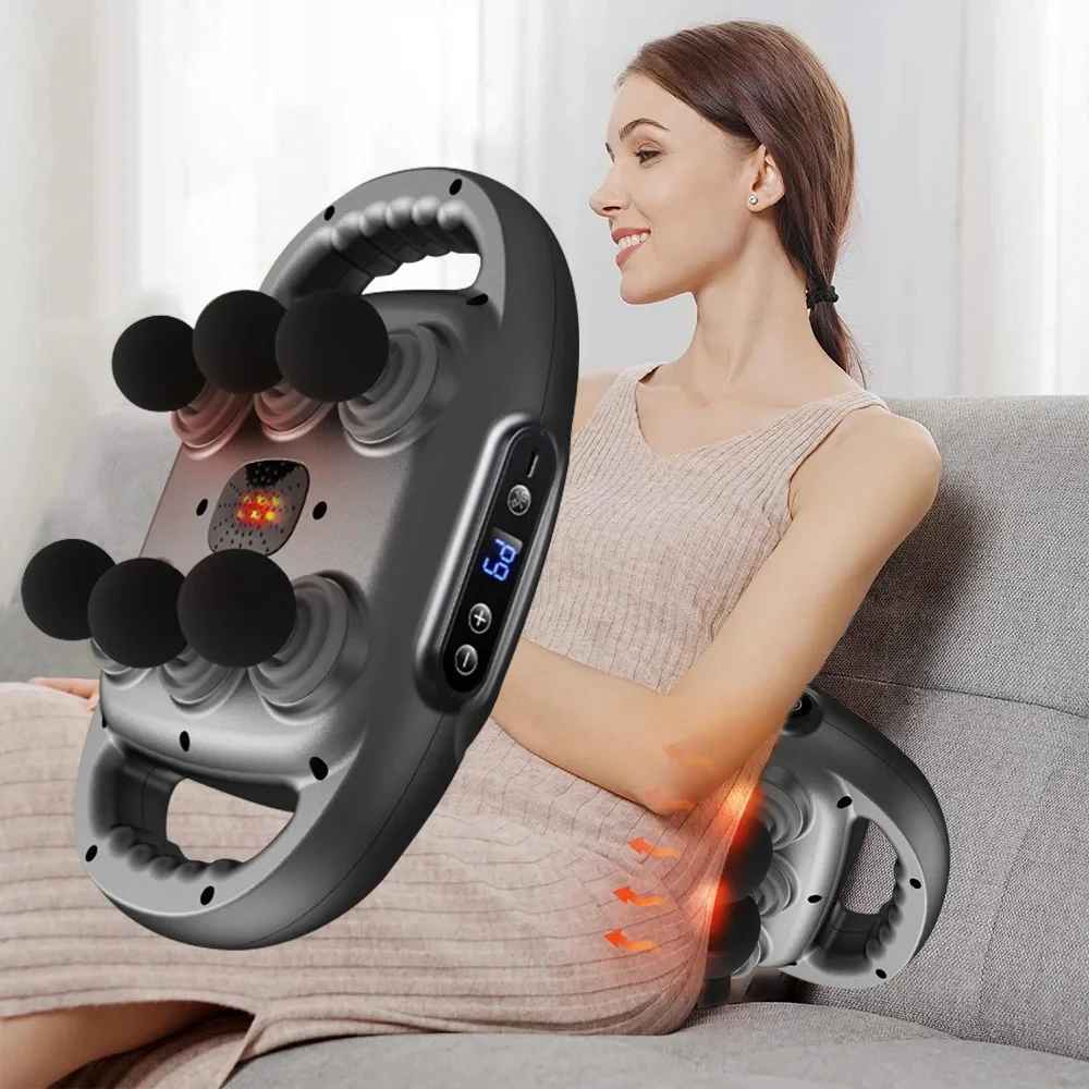 Professional Fascia Massage Gun – Muscle Relief for Back, Shoulders & Full Body-Body Care Devices-Blushia