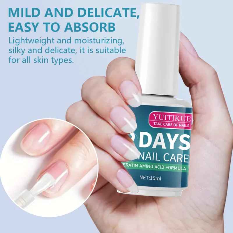 3-Day Nail Care Treatment Polish – Keratin & Amino Acid Nail Strengthener-Nail Care & Treatments-Blushia