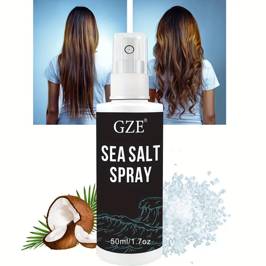 GZE Natural Sea Salt Spray for Hair Men & Women, Adds Instant Volume, Texture, Thickness, & Light Hold | Texturizing & Thickening-Hair Styling-Blushia