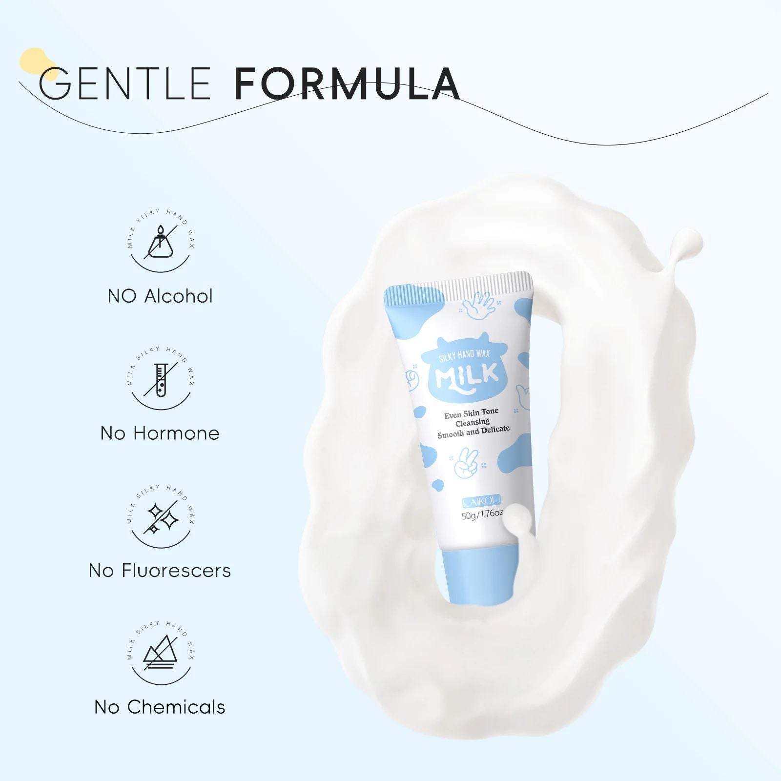 Laikou Milk Hand Wax – Moisturizing, Exfoliating & Anti-Aging Hand Mask-Hand Mask-Blushia