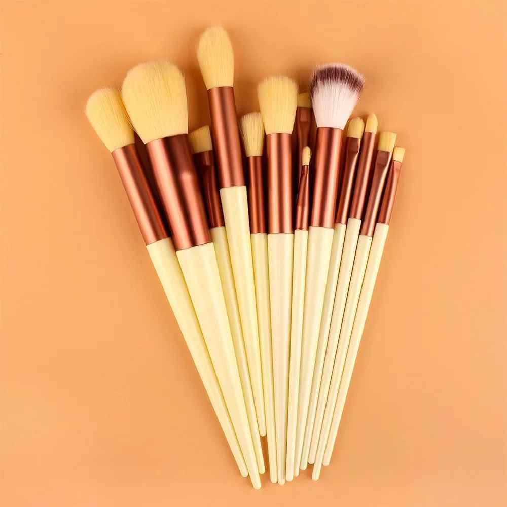 13-Piece Makeup Brush Set – Eyeshadow, Foundation & Blending Brushes for Women-Makeup Brushes-Blushia
