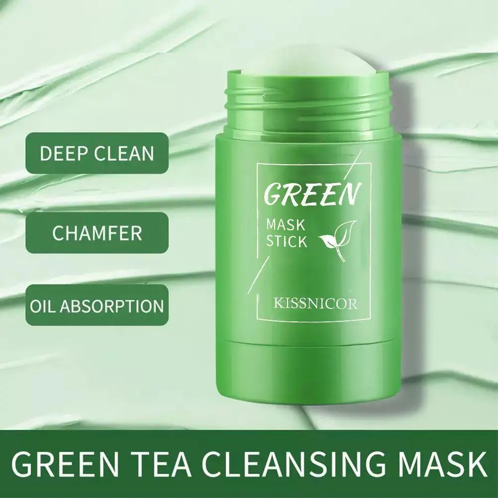 Green Tea Face Cleanse Stick Mask 40g – Deep Pore & Blackhead Remover-Blackhead Remover-Blushia
