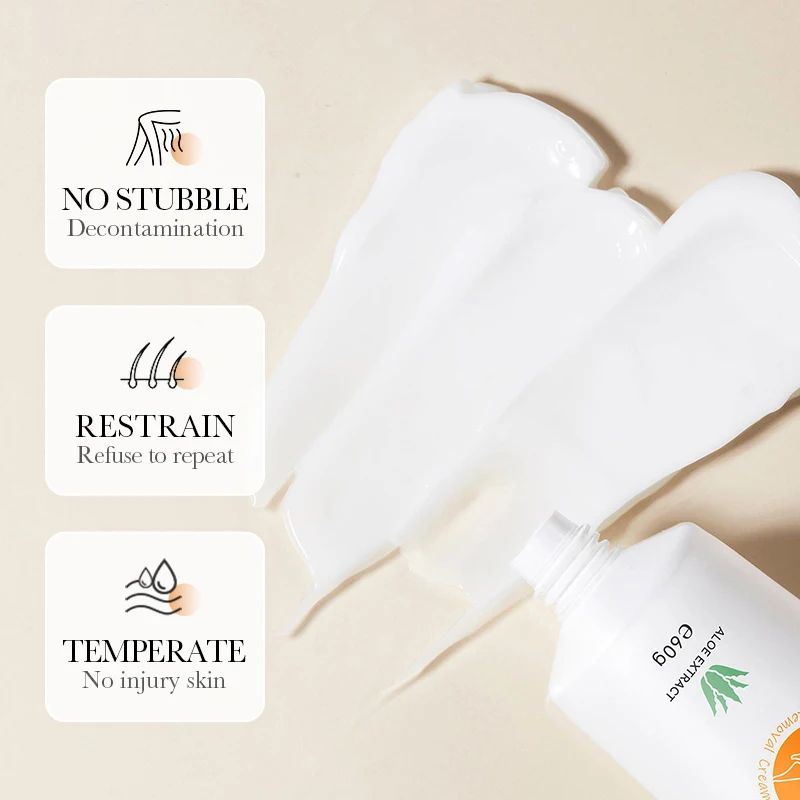 Hair Removal Cream Permanent Epilator Cream Intimate Areas Health Painless Hair Remover Growth Inhibitor Body Care For Men Woman-Shaving-Blushia