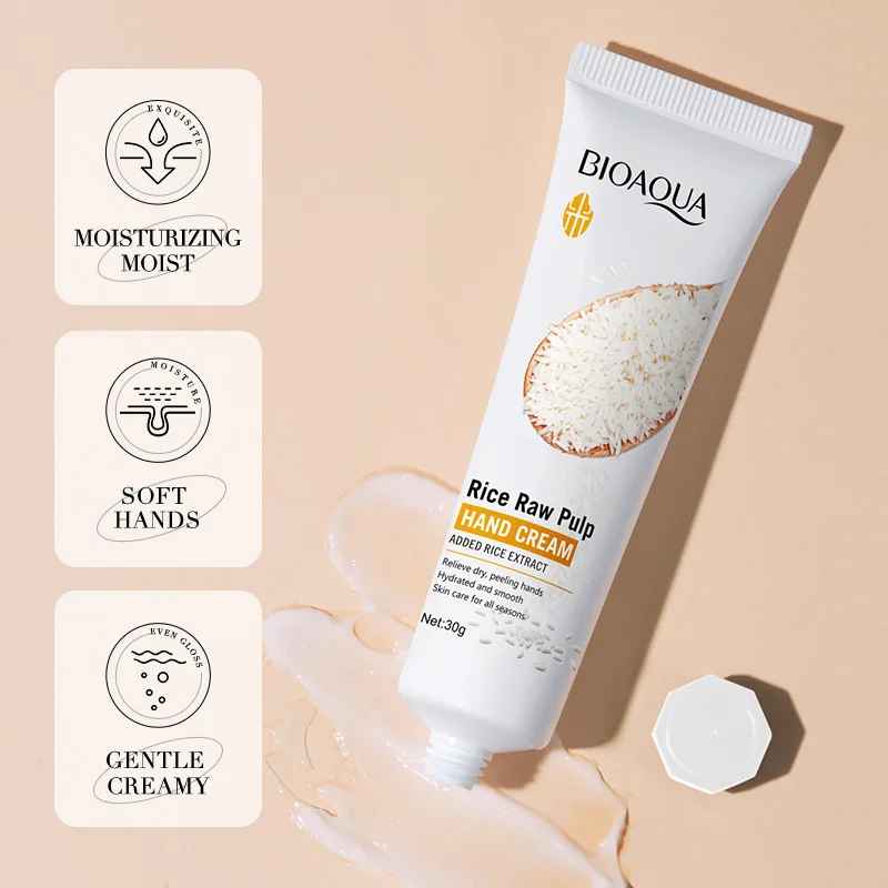 Rice Hand Cream – Hydrating, Nourishing & Brightening Hand Care-Hand & Foot Cream's-Blushia