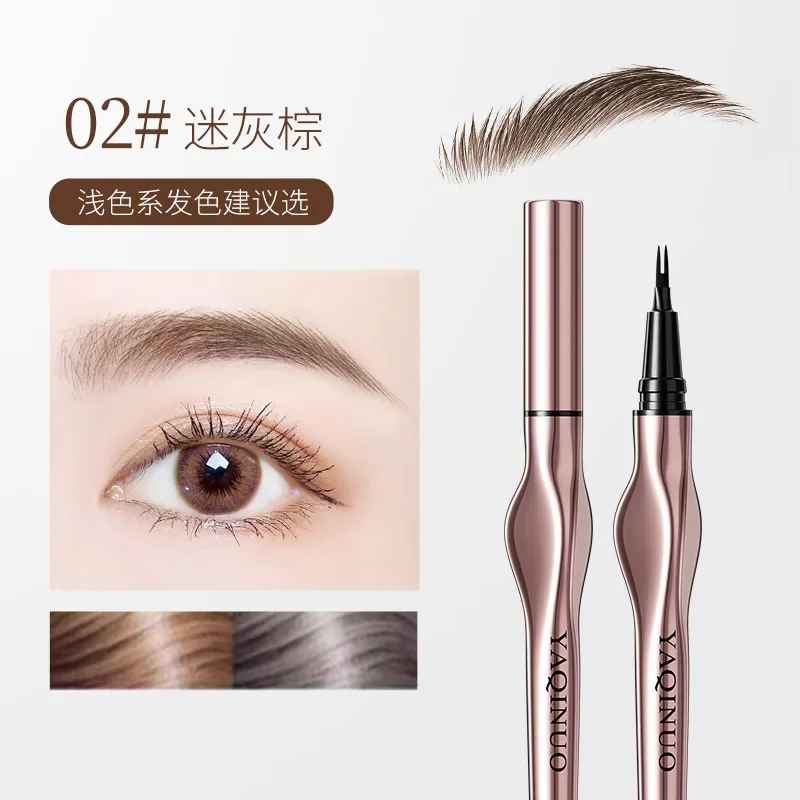 2-Tip Eyebrow Pencil Pen – Waterproof Long-Lasting Microblading Brow Pen-Brows-Blushia