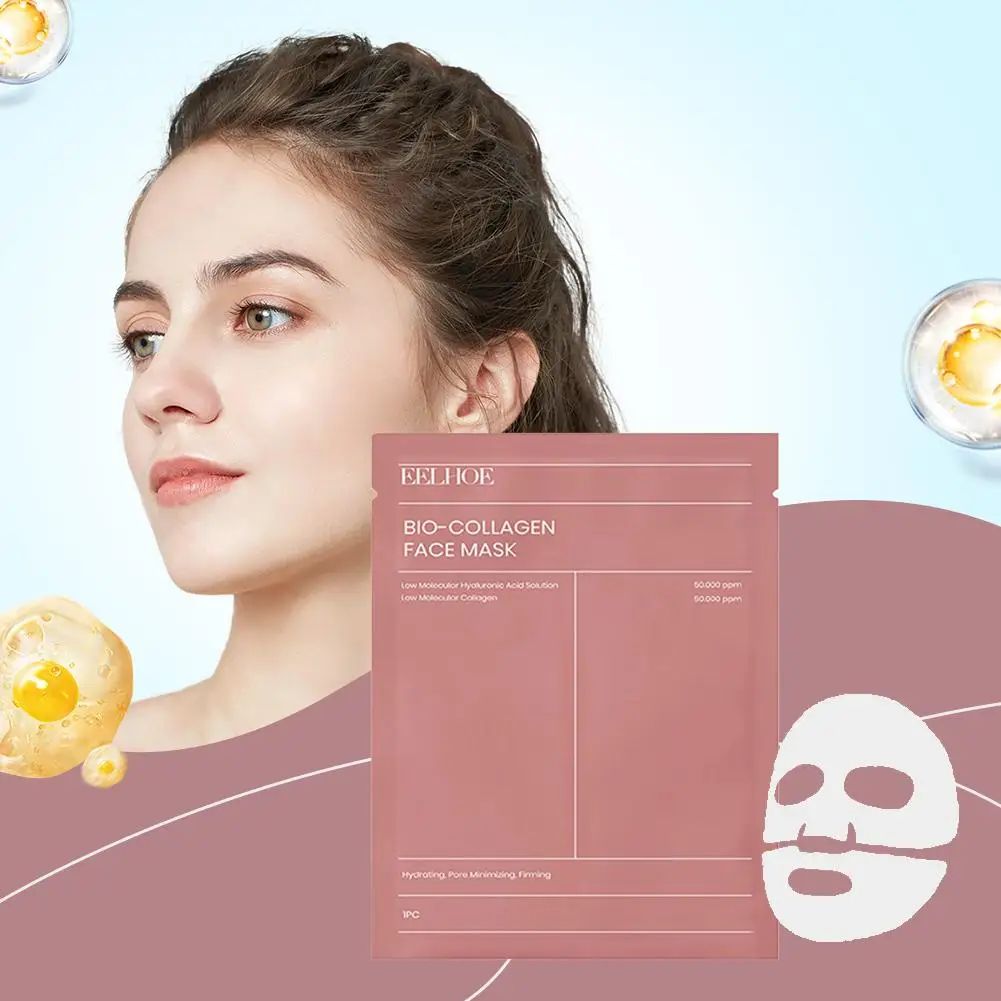 Bio Collagen Face Mask – Deep Hydrating Pore-Refining Skin Care (1/5/10PCs)-Face Mask-Blushia