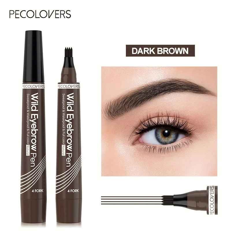 4-Tip Eyebrow Pen – Waterproof Microblading Brow Tattoo Pencil-Brows-Blushia