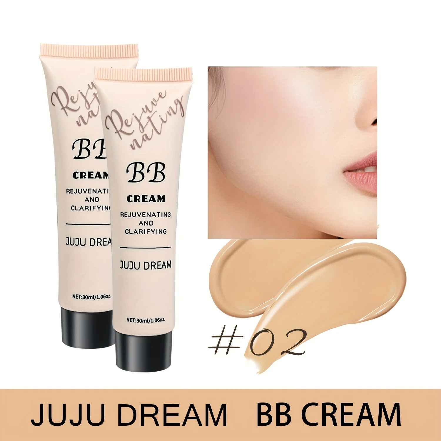 Natural BB Cream Concealer – Moisturising Lightweight Long-Lasting Base-BB Cream-Blushia