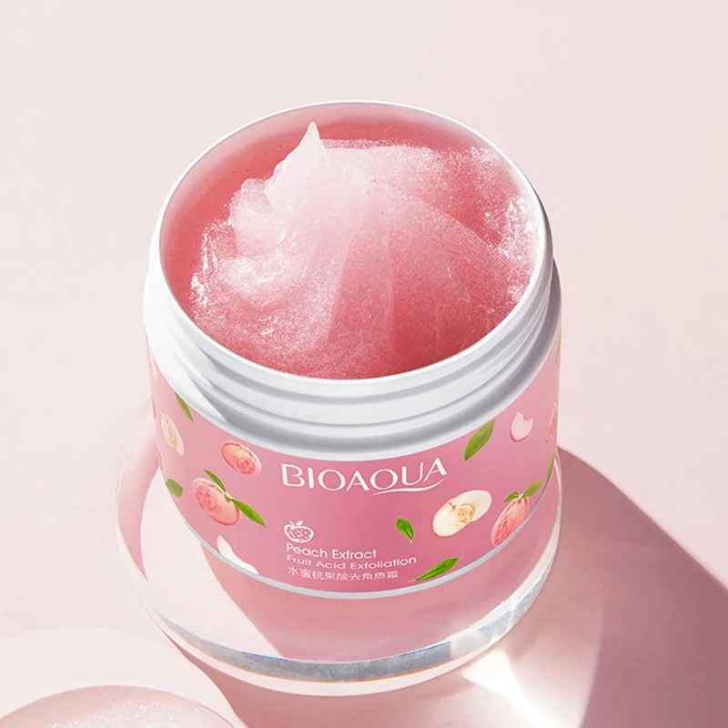 BIOAQUA Honey Peach Body Scrub Moisturizing Nourishing Exfoliator-Body Scrub-Blushia