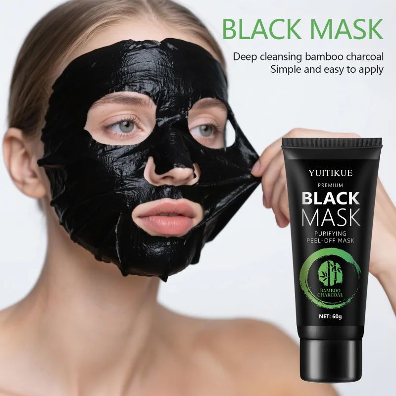 Bamboo Charcoal Blackhead Peel-Off Mask – Deep Cleansing Oil Control-Face Mask-Blushia