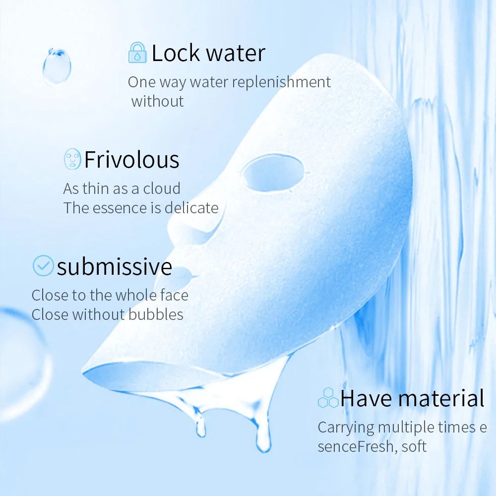 20-Piece Centella Collagen Sheet Mask Set – Hydrating VC Face Masks-Face Mask-Blushia