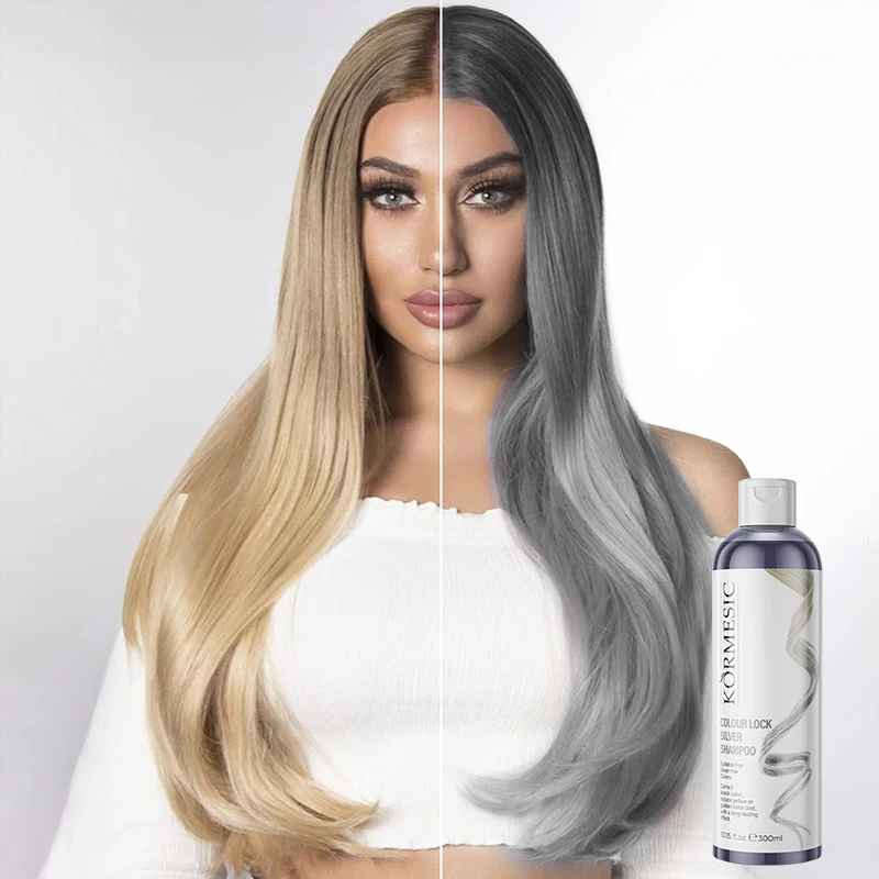 Unisex Silvery Lock Shampoo – Color Locking, Brightening & Hair Care-Shampoo-Blushia