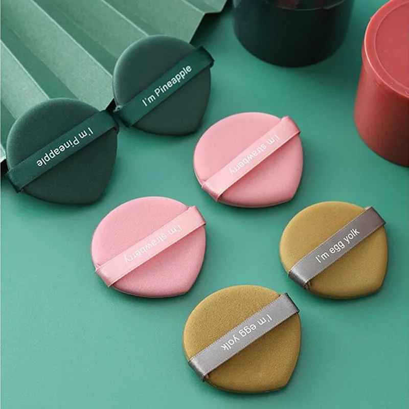 7-Piece Strawberry Makeup Puff Set – Soft Double-Sided Powder & Foundation Sponges-Makeup Sponges-Blushia