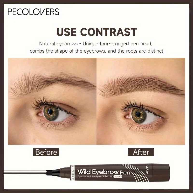 4-Tip Eyebrow Pen – Waterproof Microblading Brow Tattoo Pencil-Brows-Blushia