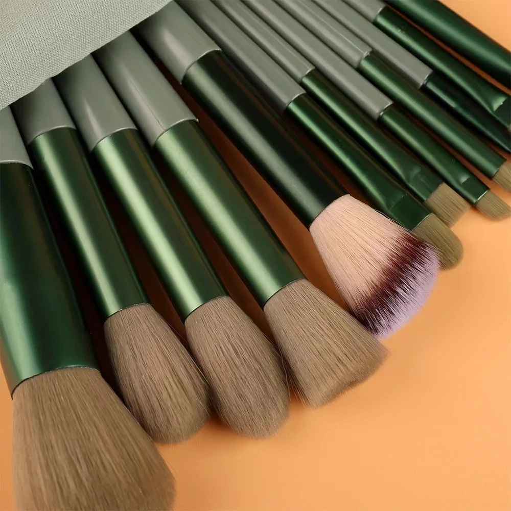 13-Piece Makeup Brush Set – Eyeshadow, Foundation & Blending Brushes for Women-Makeup Brushes-Blushia