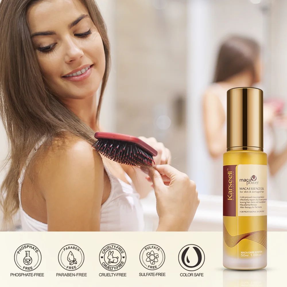 Karseell Moroccan Argan Oil Hair Serum 50ml – Healing & Repair for Dry Damaged Hair-Hair Oil & Serum-Blushia