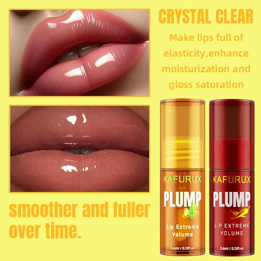 2-Piece Lip Plumping Oil Set – Moisturising Gloss Serum for Fuller Lips-Lip Gloss-Blushia