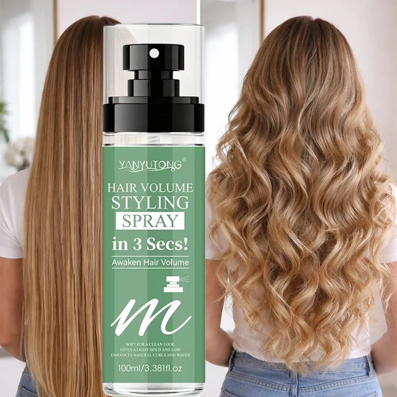 100ml 3-Second Styling Spray Densification & Voluminous Hair Wavy Curls Hairspray Styling Spray-Hair Styling-Blushia